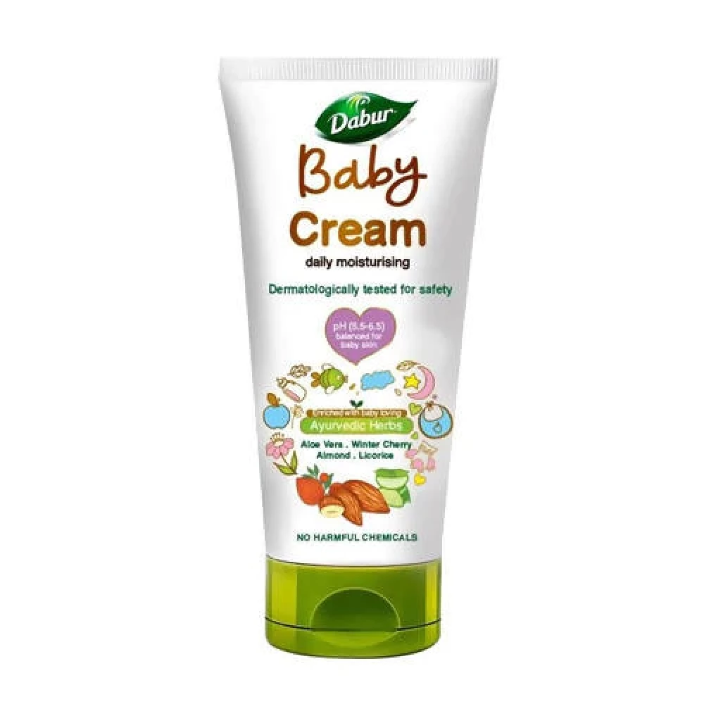 Dabur Baby Cream Daily Moisturising, 200 g-1.webp